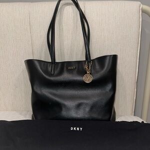 DKNY black tote bag